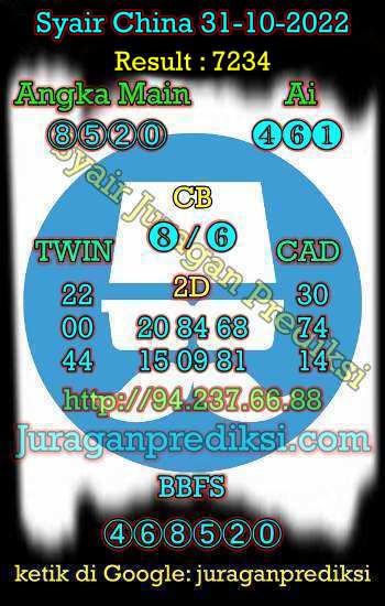 prediksi china 31 oktober 2022, syair china hari ini senin 31-10-2022, Bocoran China, Prediksi China Akurat, Syair China, Syair China Hari Ini, Togel China 4D Senin 31 Oktober 2022