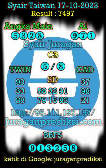 prediksi taiwan 17 oktober 2023, syair taiwan hari ini selasa 17-10-2023, angka keluar togel taiwan, toto jitu taiwan 17 oktober 2023 akurat