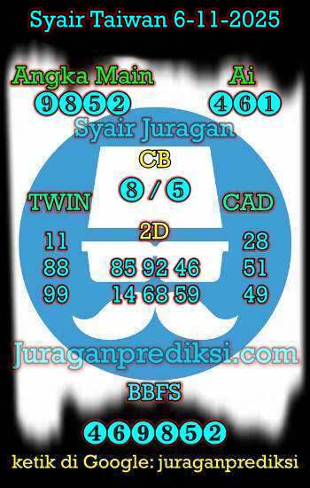 prediksi taiwan 6 november 2025, syair taiwan hari ini kamis 6-11-2024, angka keluar togel taiwan, toto jitu taiwan 6 november 2025 akurat